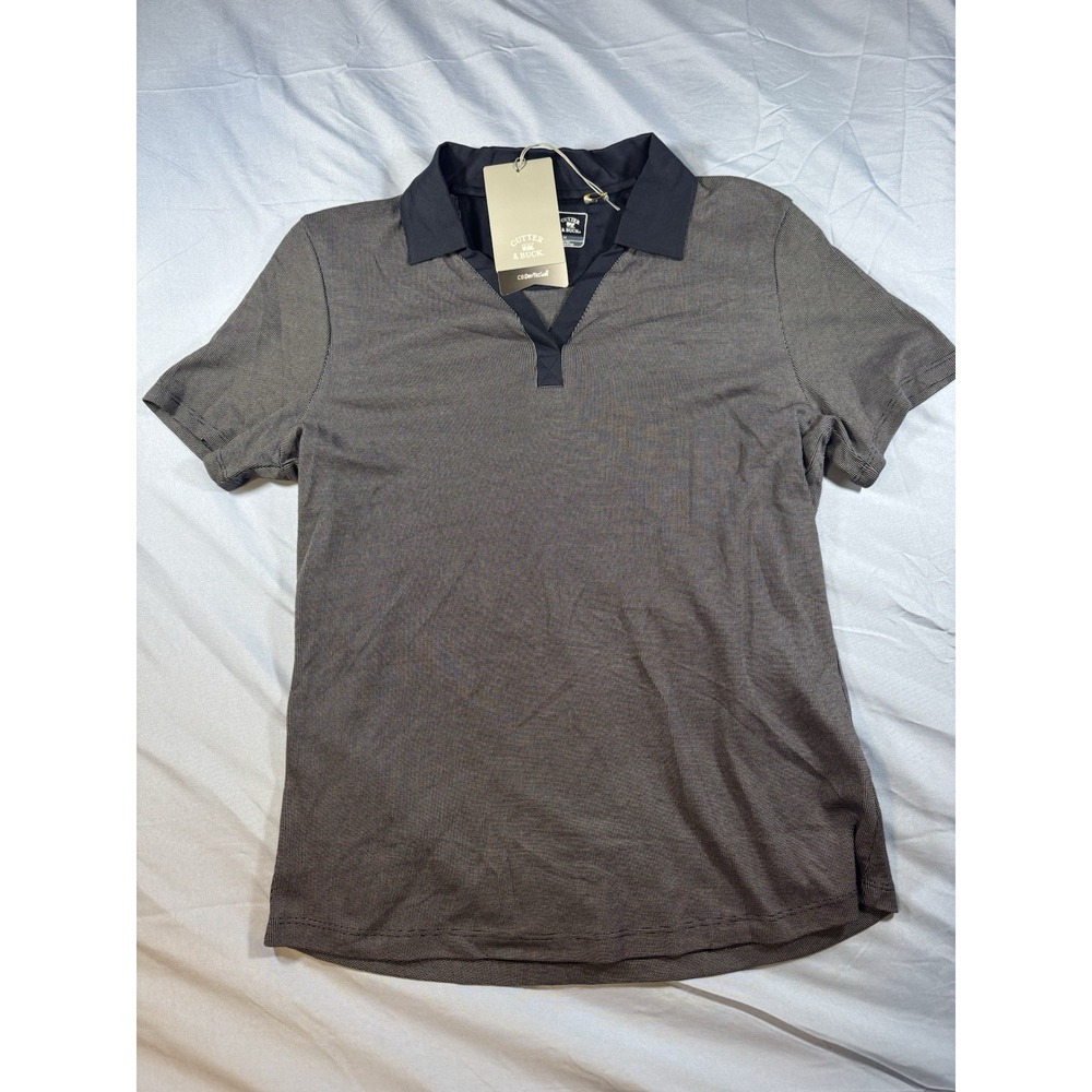 Cutter & Buck Men's Grey Short Sleeve Polo Size Medium NWT